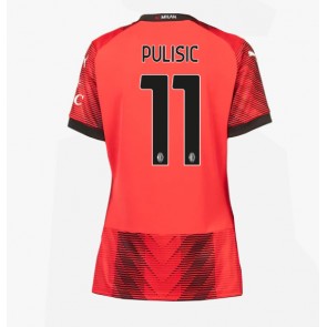 AC Milan Christian Pulisic #11 Hemmatröja Dam 2023-24 Kortärmad